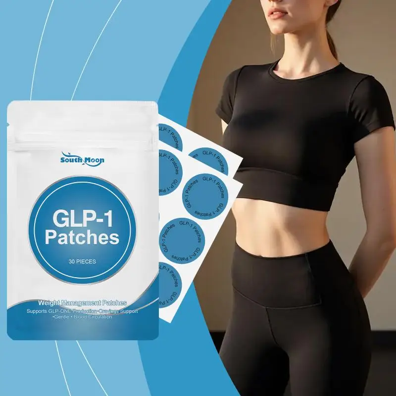 

30Pcs Slimming Patches Body Sticker Blue Healthy Body Comfortable Care Patches Weight Loss Patch Round Hydrocolloid Patches