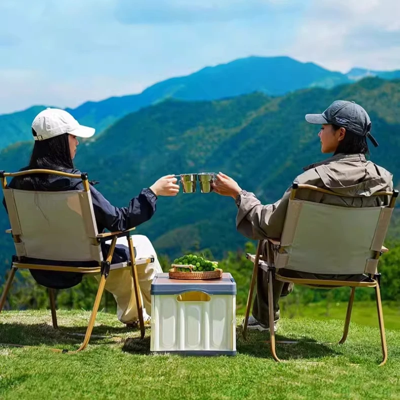 Relax Armchair Camping Chair High Backrest Lightweight Camping Chair Foldable Nordic Muebles De Campamento Sports Entertainment view 4