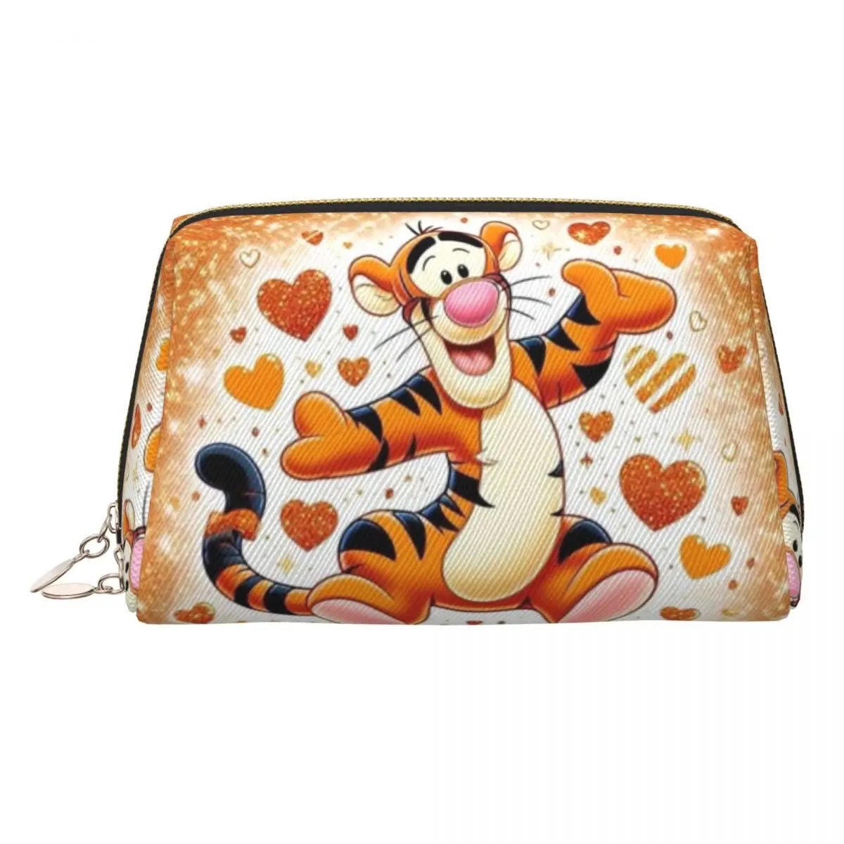 

Custom Travel Winnie The Pooh Tigger Cartoon Toiletry Bag Portable Cosmetic Makeup Organizer Women Beauty Storage Dopp Kit Box
