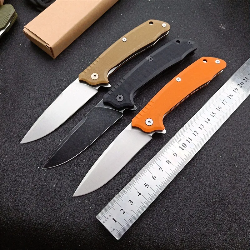 

ZK30 Folding Knife Tactical Survival Knife G10 Handle Combat Flipper Knives Rescue Pocket EDC Tool For Outdoor Camping Hunting