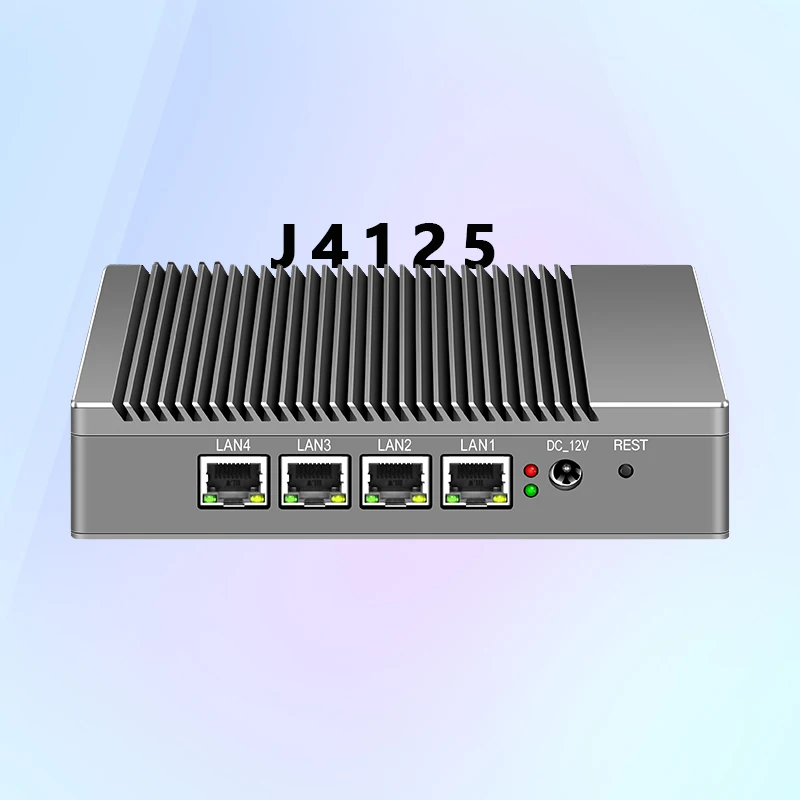 

G40 J4125 N4000 Desktop 4X2.5G Ethernet Firewall Appliance Fanless Celeron Pfsense Mini Industrial Pc Soft Router