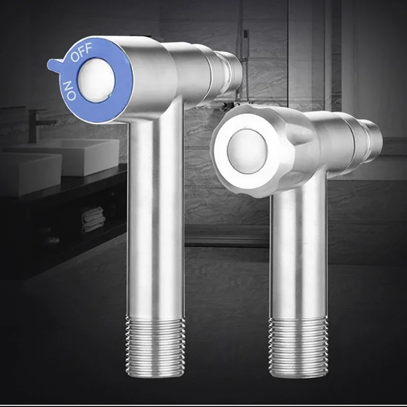 304 stainless steel wall mounted faucet, washing machine one in two out faucet, balcony bathroom faucet DN15