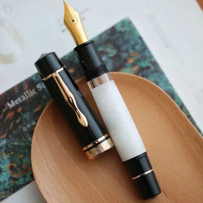 penna-stilografica-hot-majohn-p139-in-ottone-con-pennino-a-lama-lunga-n6-8-ef-f-m-gomma-dura-grande-capacita-d'inchiostro-regalo-per-collezionisti