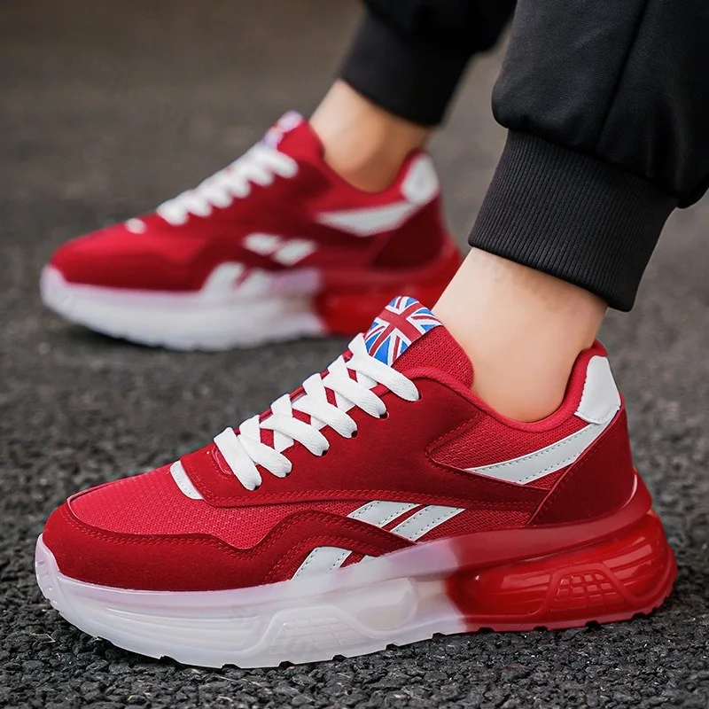 

Мужские кроссовки, новые модные повседневные кроссовки на платформе, мужские легкие кроссовки с отскоком, удобные спортивные кроссовки мужские