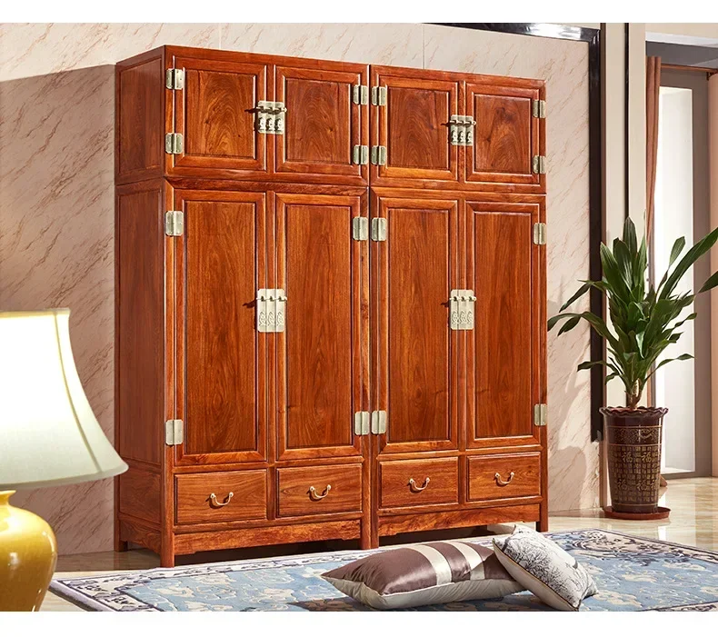 Vintage Wooden Wardrobes Closet Tall Non Woven Drawers Adult Wardrobes Closet Clearance Cute Armario De Ropa Furniture Home