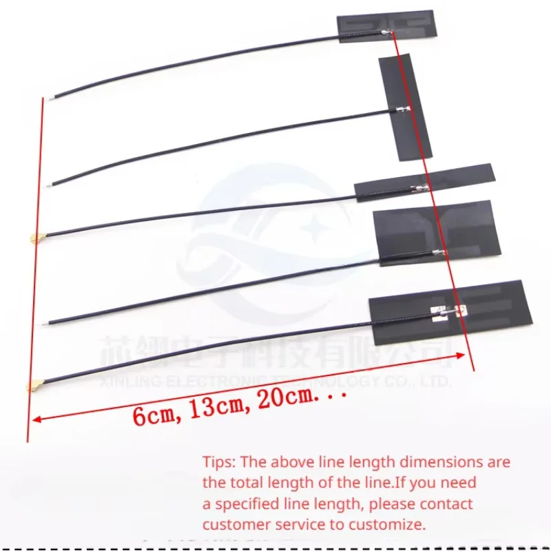 Picture 4: 5pcs 2.4G built-in antenna ZigBee module antenna FPC soft board flexible wifi Bluetooth  patch antenna
