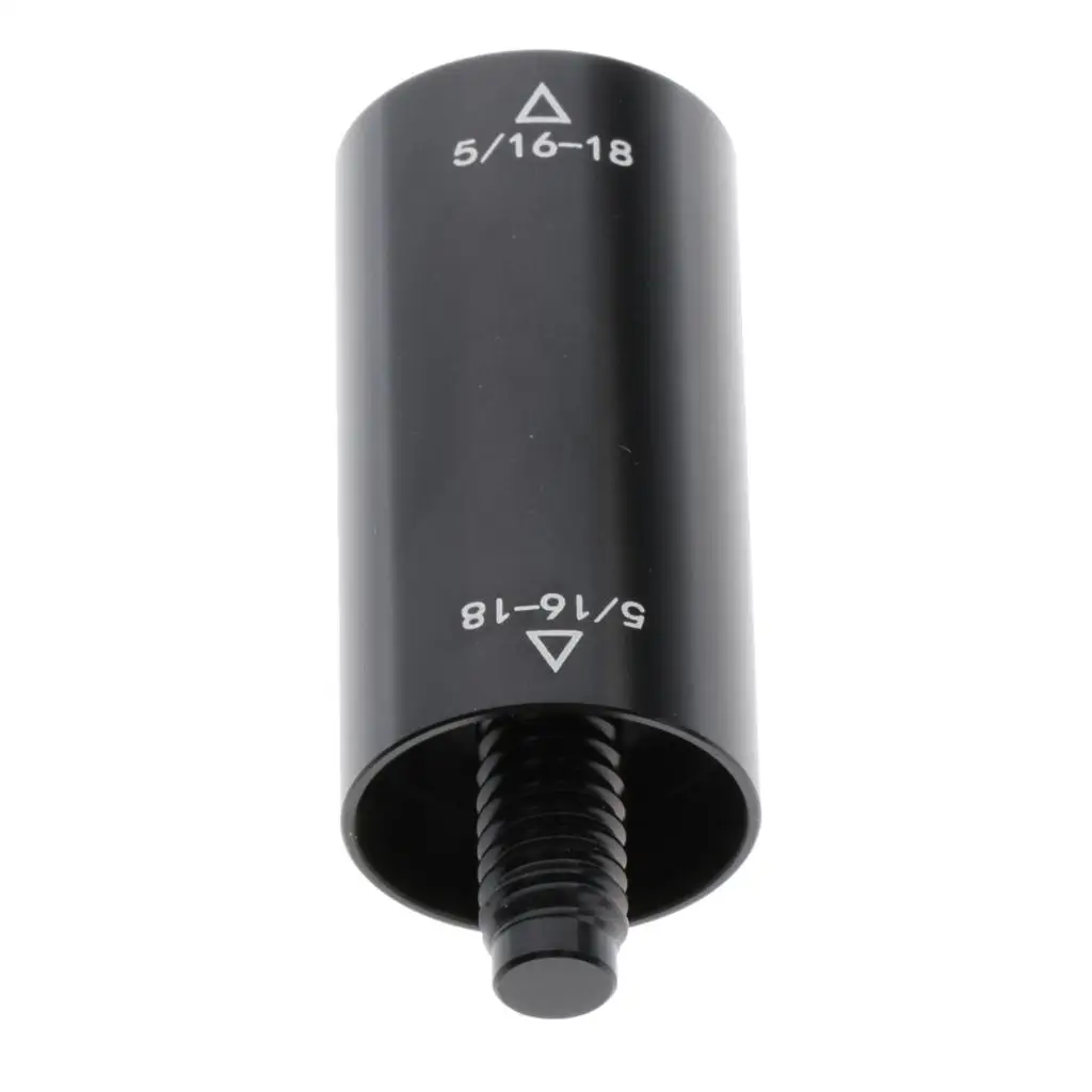

2 Pieces Billiards Pool Cue Extension Shaft Extender Reach Screw-in Joint