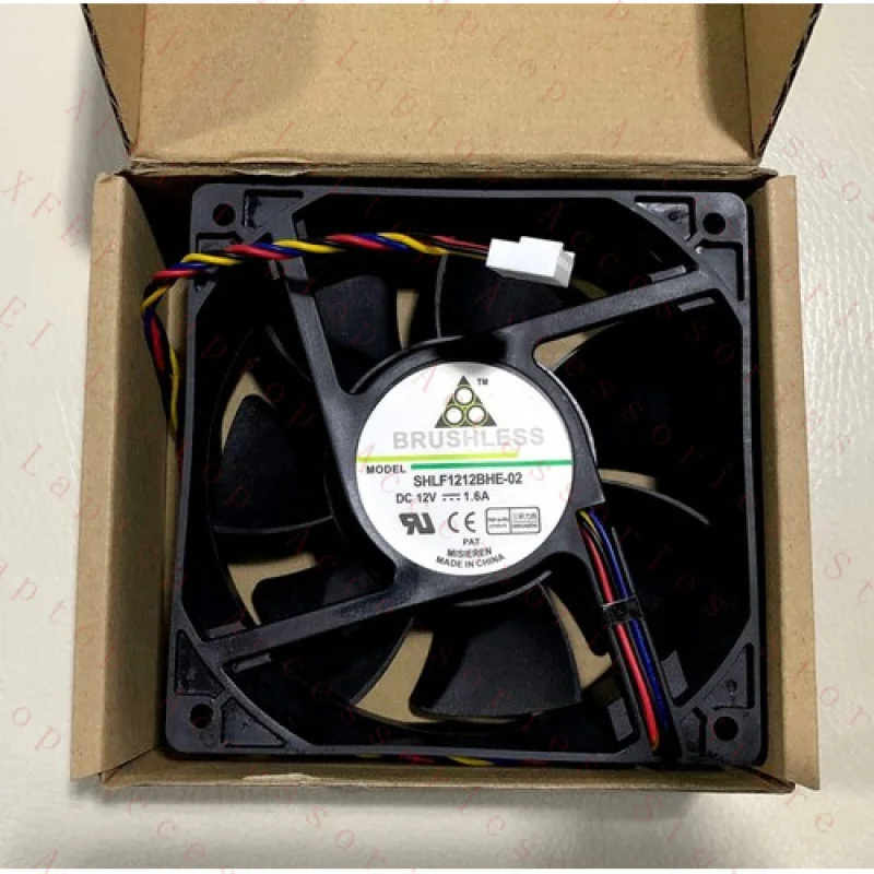 

F 1 шт. SHLF1212BHE-2 DC для бесщеточного охлаждения ПК, компьютерный вентилятор 12 В 120x120x38 мм 1,6 А