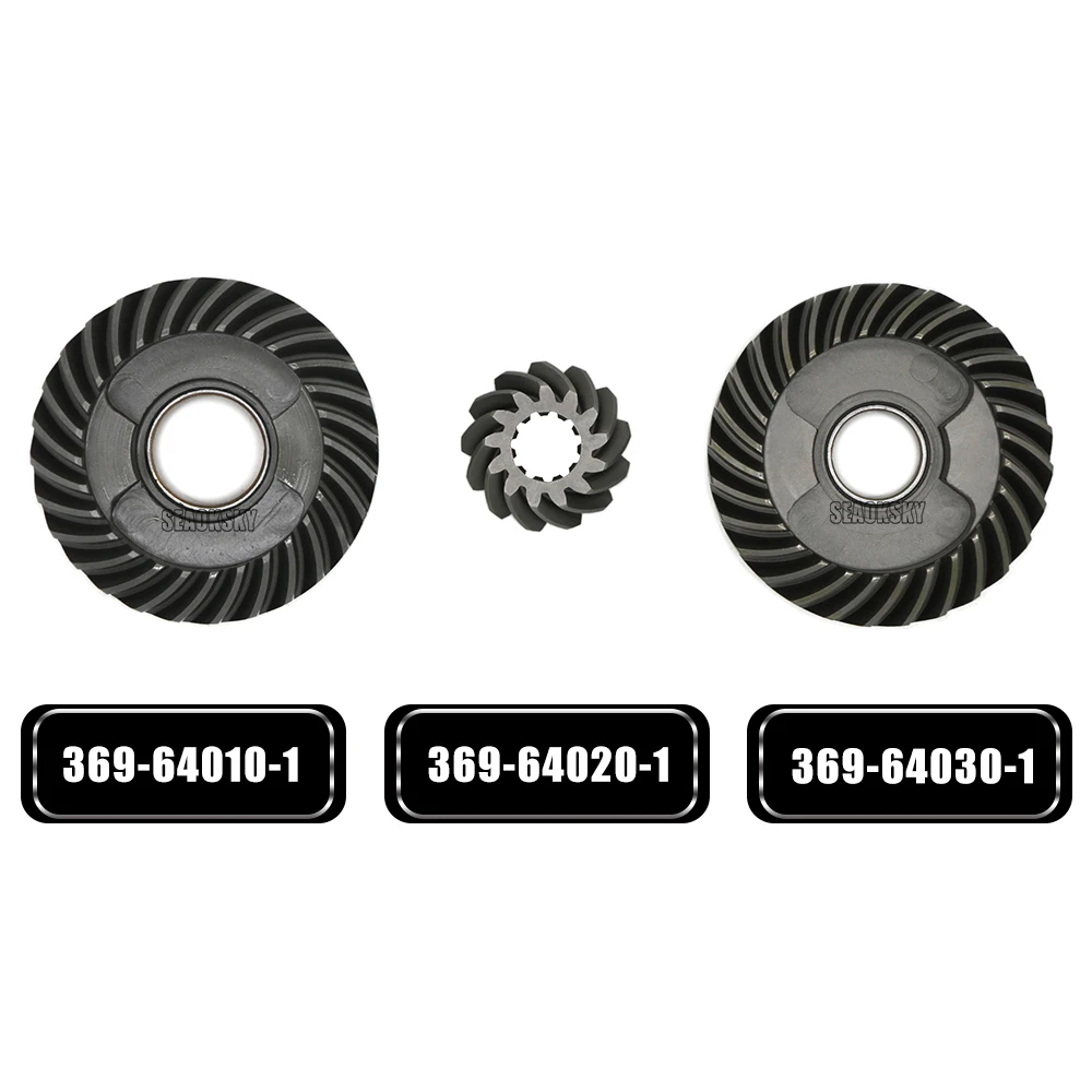 Gear set for Mercury Tohatsu 4 stroke 5HP 6HP 369-64010-1 369-64030-1 369-64020-1 Boat Engine