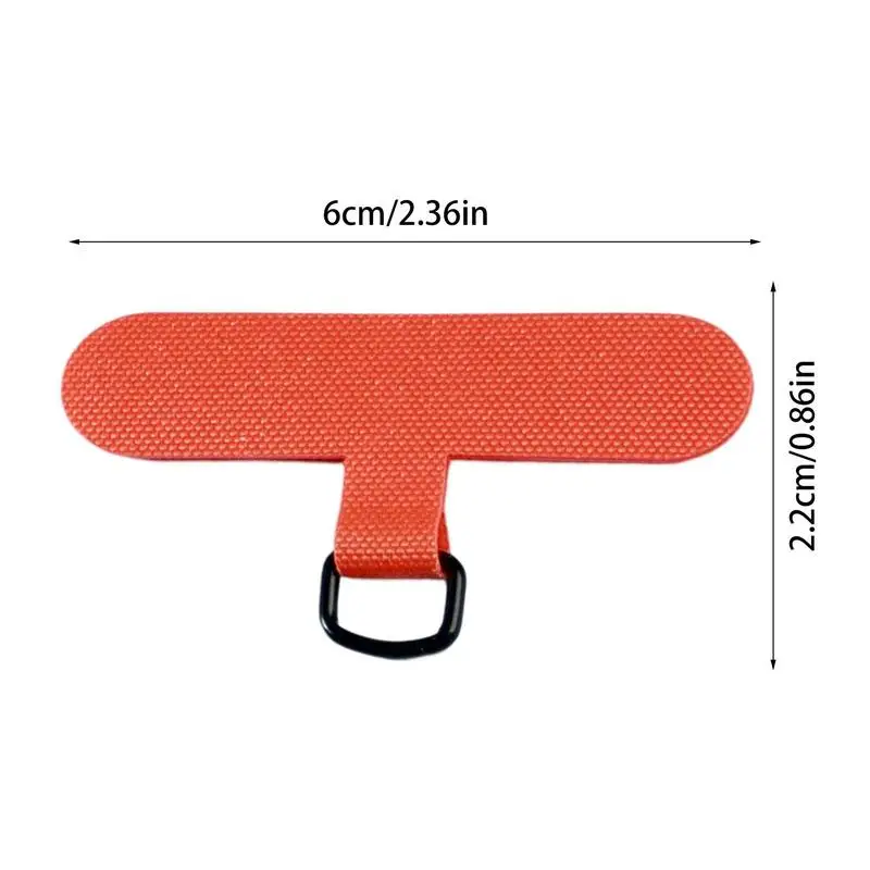 Универсальный ремешок для мобильного телефона с защитой от потери, сменная прокладка для карт, съемный подвесной ремешок для телефона, нейлоновая нашивка, накладка на трос