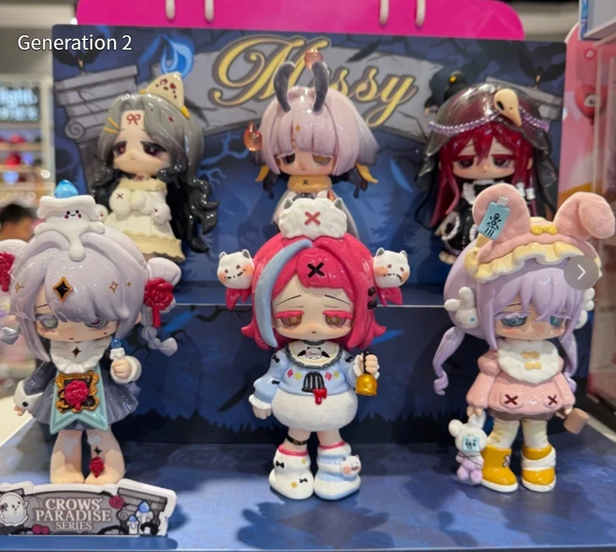 

Аутентичная слепая коробка серии Missy Sweet Grim Lolita Raven Paradise II, игрушка-ангел с ручным убийством, модный коллекционный предмет