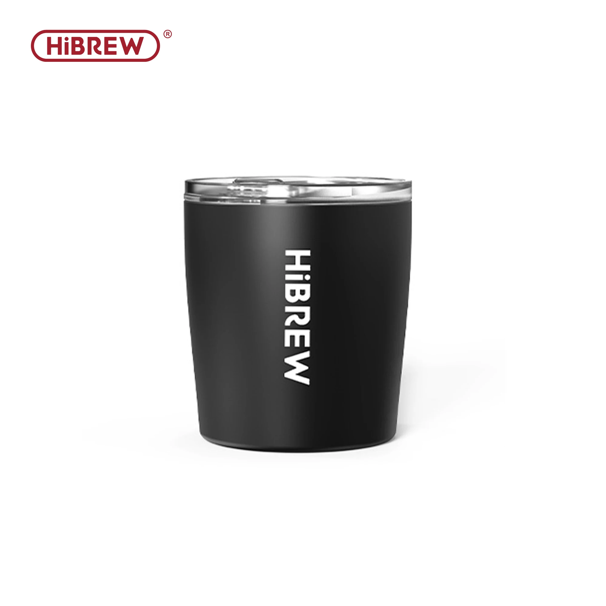 HiBREWแขวนหูสไตล์กาแฟความร้อนแก้วพับกรองสแตนเลสสตีลผนังคู่