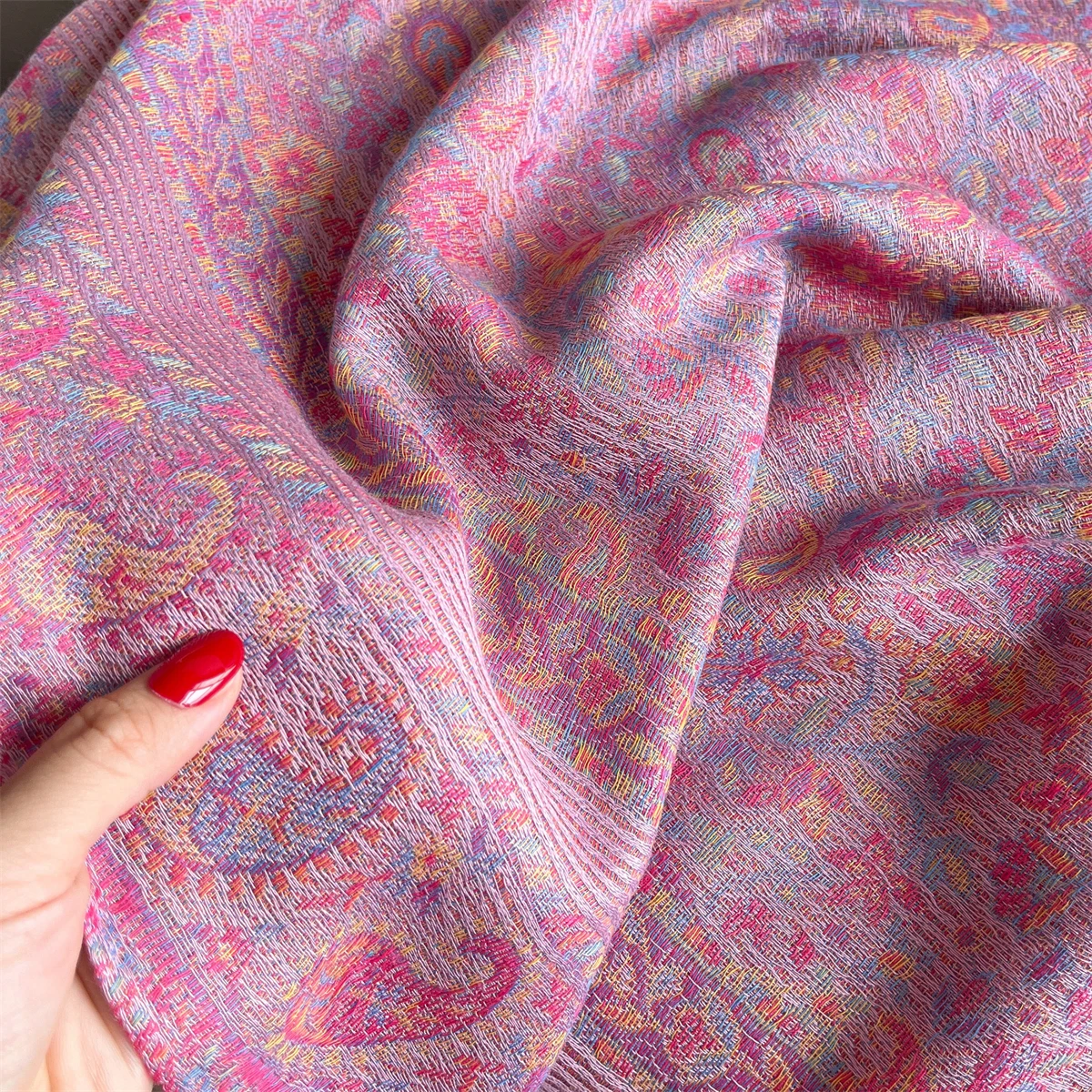 Luxus Winter Schal Frauen Kaschmir Warme Pashmina Marke Foulard Weibliche Schals Wraps Dicke Weiche Bufanda Poncho Schals Stola 2025 – Detail 8