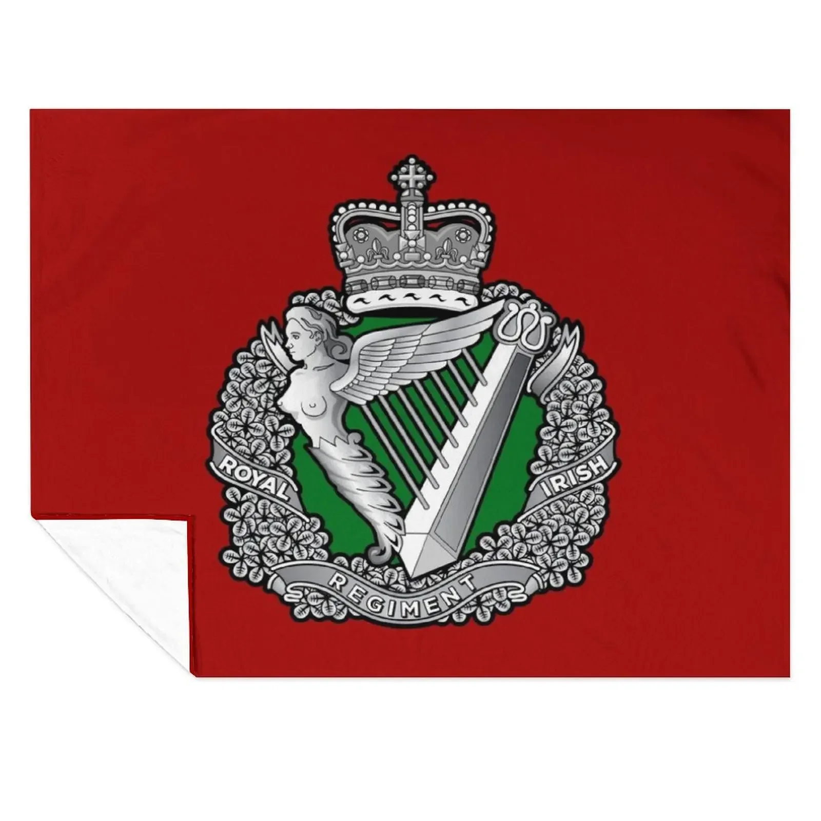 

ROYAL IRISH REGIMENT Throw Blanket For Baby Softest blankets ands Winter beds Blankets