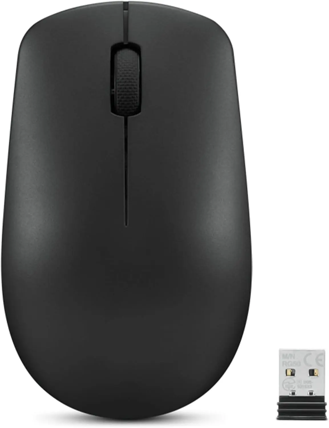 

Full Size Wireless Mouse 2.4GHz USB Receiver Ambidextrous 12 Month Battery Life for PC Laptop