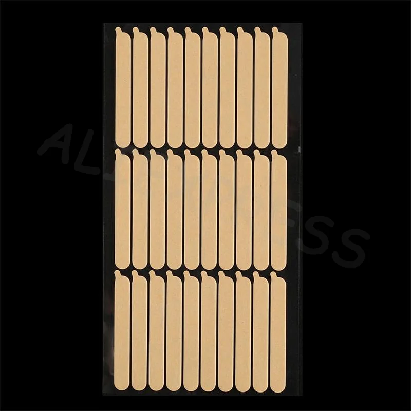 30/33pcs False Nails Display Stand Glue Stickers Double Adhesive Tape for Nail Art Practice and Tips Holding at Home Salon