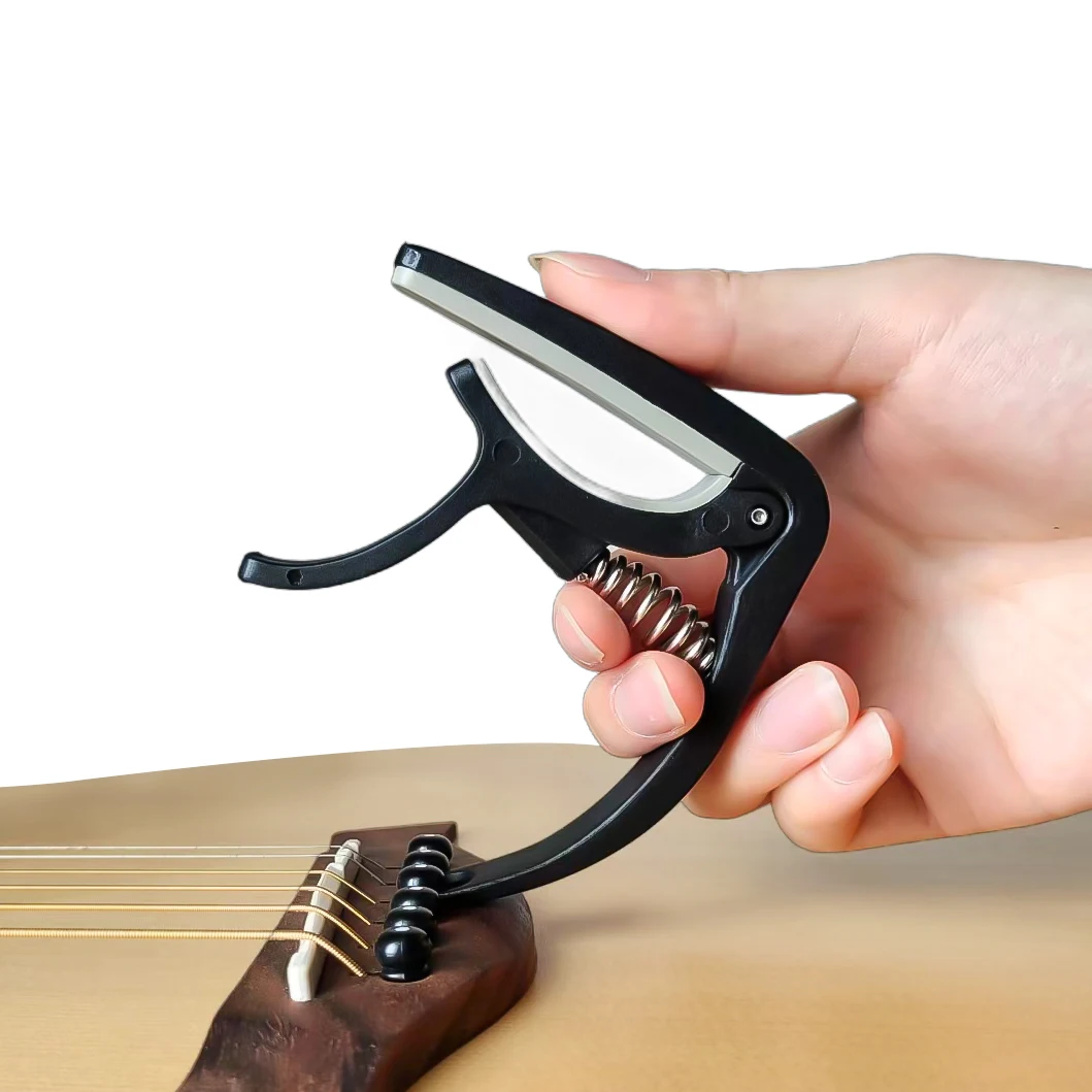 Cejilla de guitarra para guitarra acústica y eléctrica de 6 cuerdas, abrazadera de afinación, instrumento Musical, ukelele, bajo