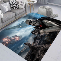 S-Stars Stormtrooper Floor Mat Non-Slip Laundry Room Mat Laundry Decor Balcony Child Living Room Bedside Mats