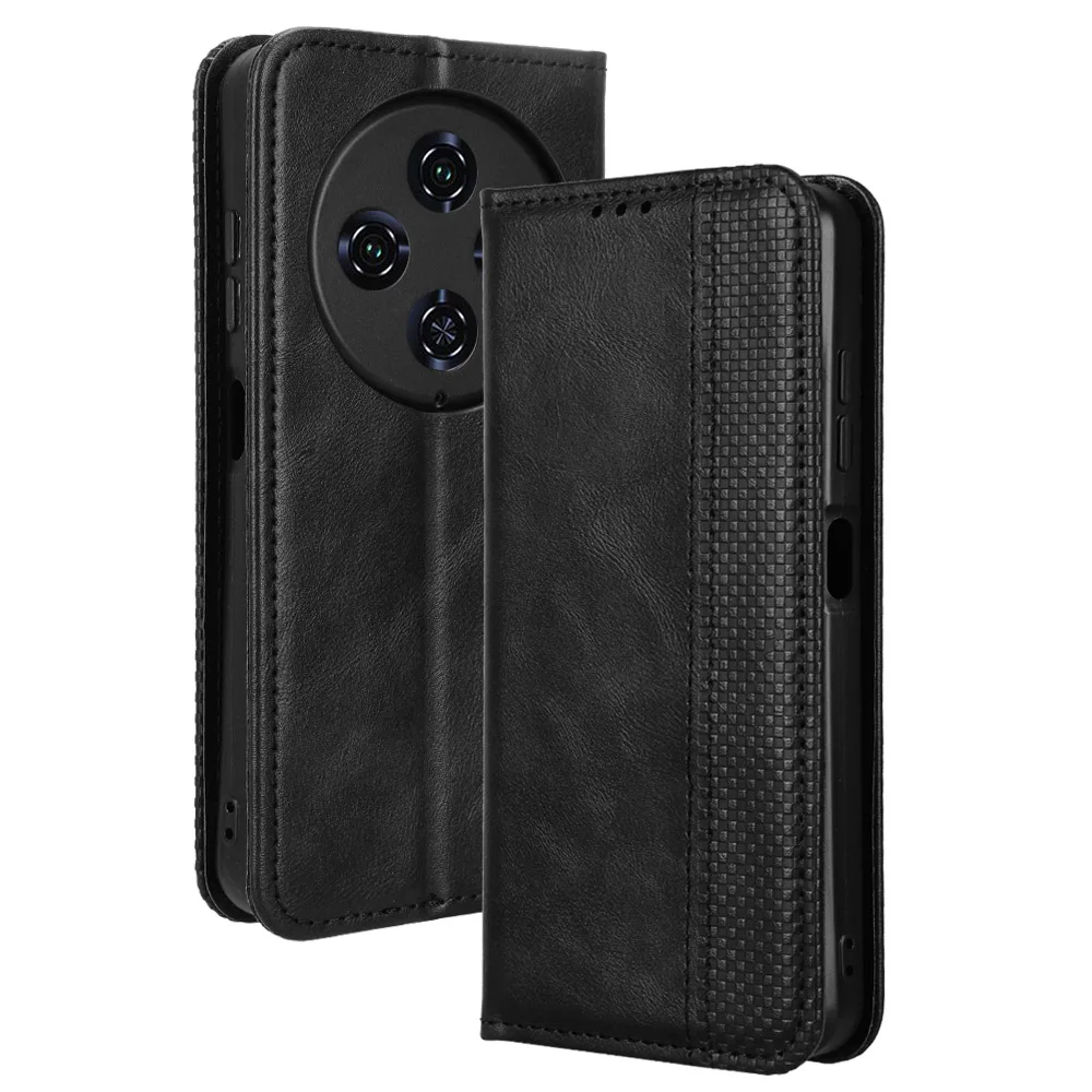 

For Oukitel C5 2025 Case Retro PU Leather Back Case Cover For Oukitel C5 2025 Funda Phone Accessories