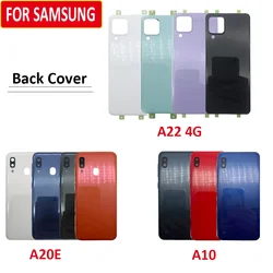 Back Battery Cover Housing With Camera Lens For Samsung A01 Core A20e A10 Phone Housing Case Replacement A22 4G With Adhesive