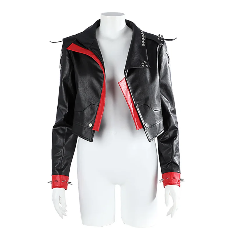 Arcane S2 Vi Violet Tv Lol Cappotto Cosplay Costume Gioco Gioco di ruolo Vestito da donna Halloween Fancy Party Comic-con Giacca Parrucca Gioco di ruolo