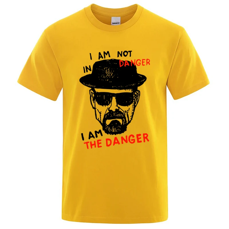Summer Men's T-shirt Cotton Blend Short Sleeve Breaking Bad Heisenberg Print Men T-shirt Casual Tshirt Cool T-shirt Male Men Top