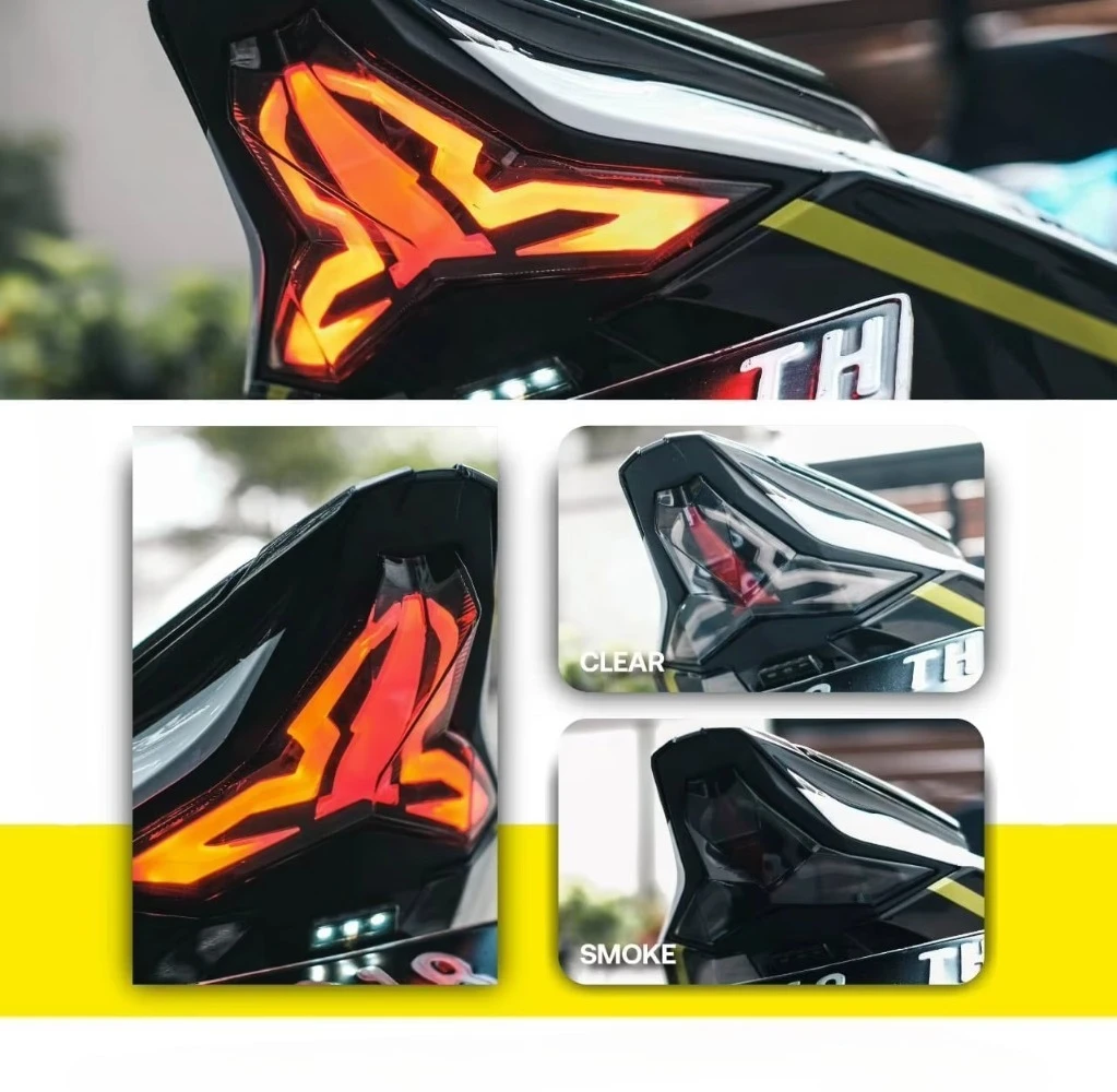 ZX6R ZX10R Stop Lamp Motorcycle LED Tail Light 400cc-1000cc Sport Bikes for KAWASAKI ZX25R NINJA 2016-2024 Rear Light Assy