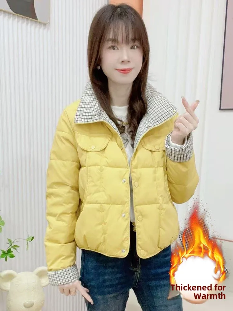   티엔드 오르트 다운 코튼 재킷 여성용 패셔너블 퀼팅 코트 한국 스타일 출퇴근 겨울 아우터웨어