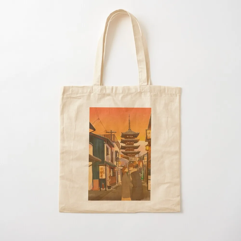 Puuung Illustration No.466 Tote Bag foldable reusable bag Candy bags Portable shopping bag shopping Canvas Tote