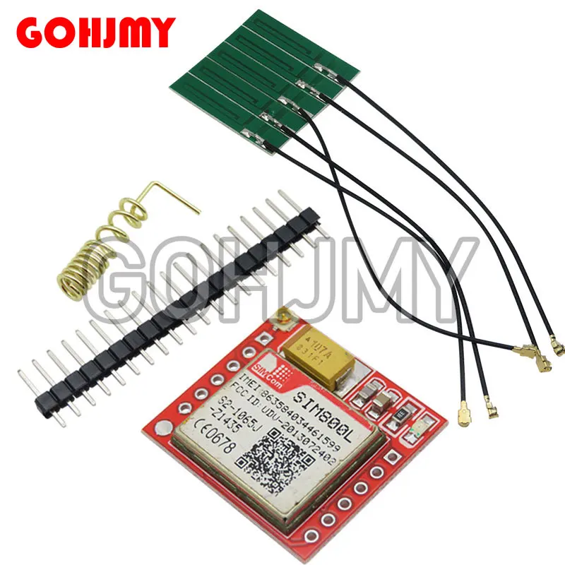 SIM800L GPRS GSM-module Micro SIM-kaart Kern Quad-band TTL Seriële poort Antenne PCB Draadloos WIFI-bord voor Arduino Smart Phone