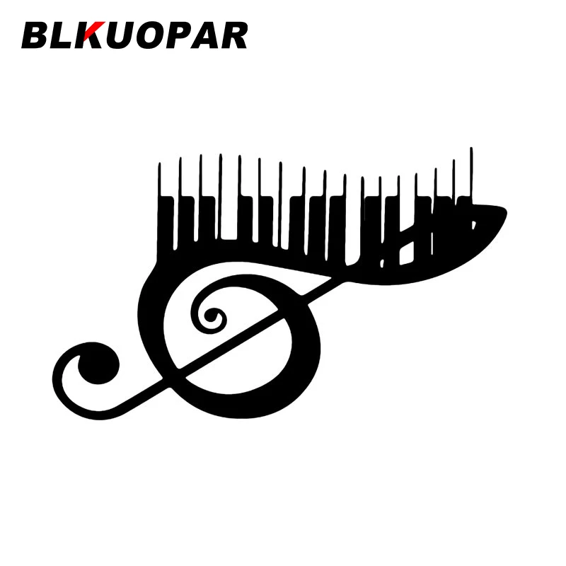 

BLKUOPAR Piano Musical Instruments Art Car Stickers Funny Waterproof Decal Personality Windows Caravan Car Goods Decoration