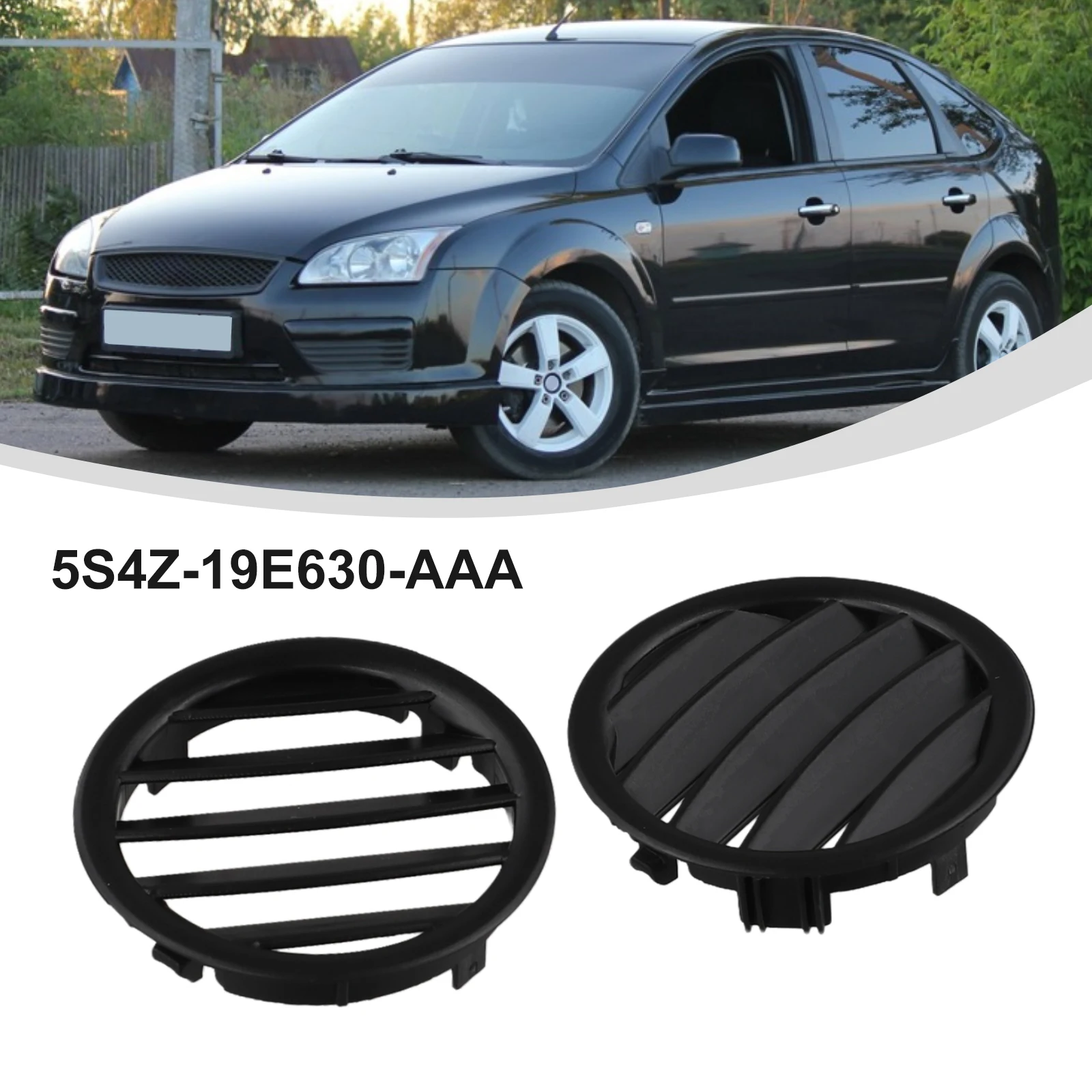 Car Maintenance for ford Focus Air Vent Air Vent Grille Black Black Withstand Harsh Weather Long-lasting Performance Modern