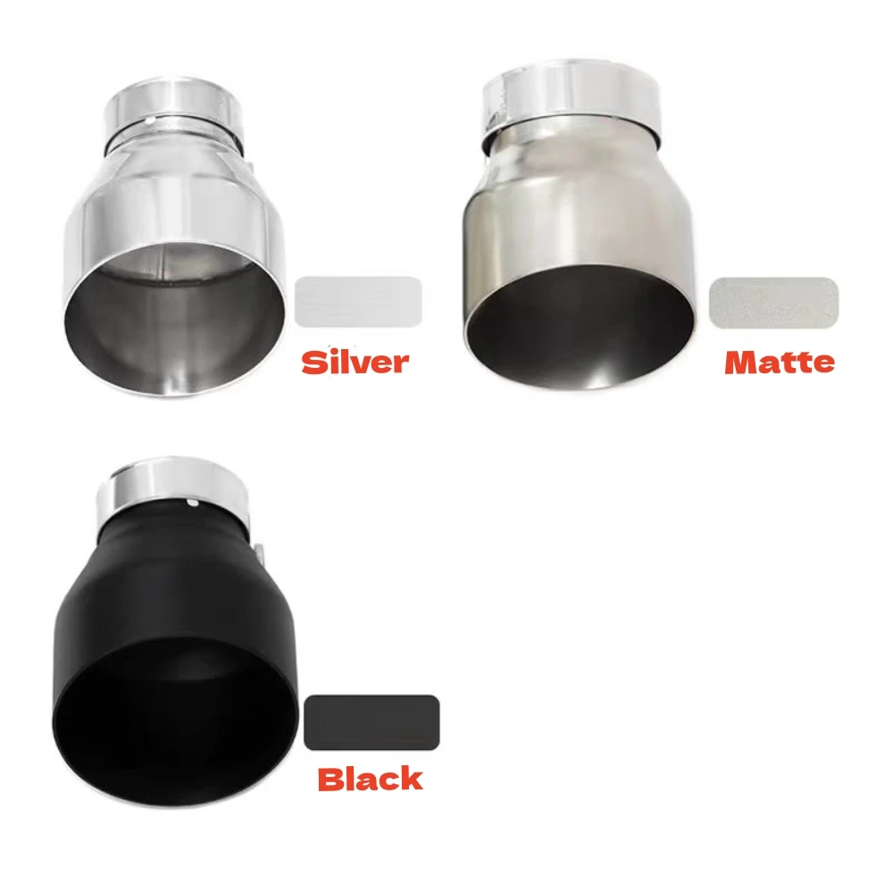 ID 60mm Exhaust Tip Muffler 2Pcs Set For BMW F22 F23 M235i M240i F20 F21 M135i M140i F30 F31 M335i M340i F32 F33 F36