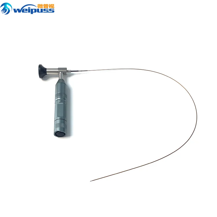 Factory 600mm Length 0.78mm Ultra-thin Flexible Optical Fiberscope Industrial Fiber Optical Endoscope