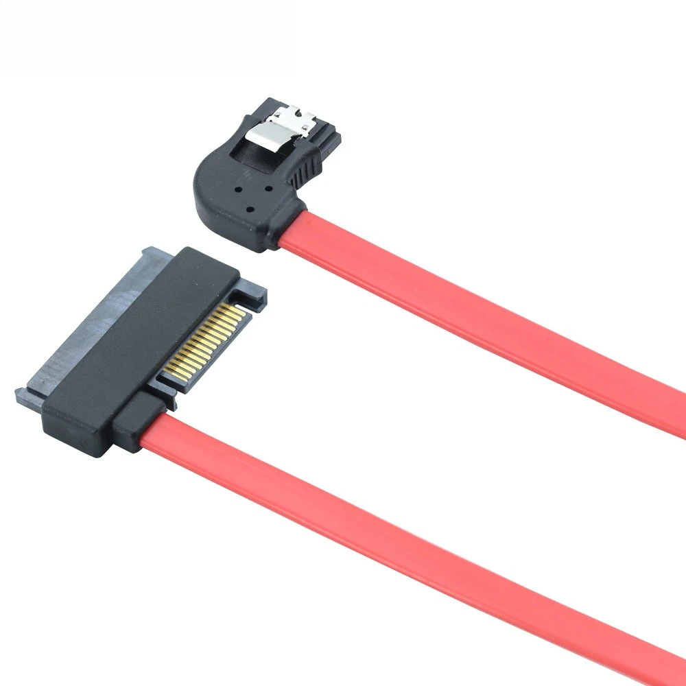 SAS SFF-8482 SAS 29 + 15P SATA a SATA 7P Cavo dati telaio rosso a giro destro con cavo adattatore schegge Lunghezza 0,5 M