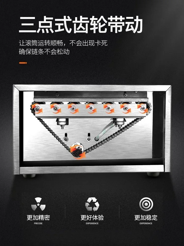 رغبة للغاية بعد آلة هوت دوج، سجق تجاري أوتوماتيكي بالكامل، طبقة مزدوجة، متجر مريح 304 من الفولاذ المقاوم للصدأ