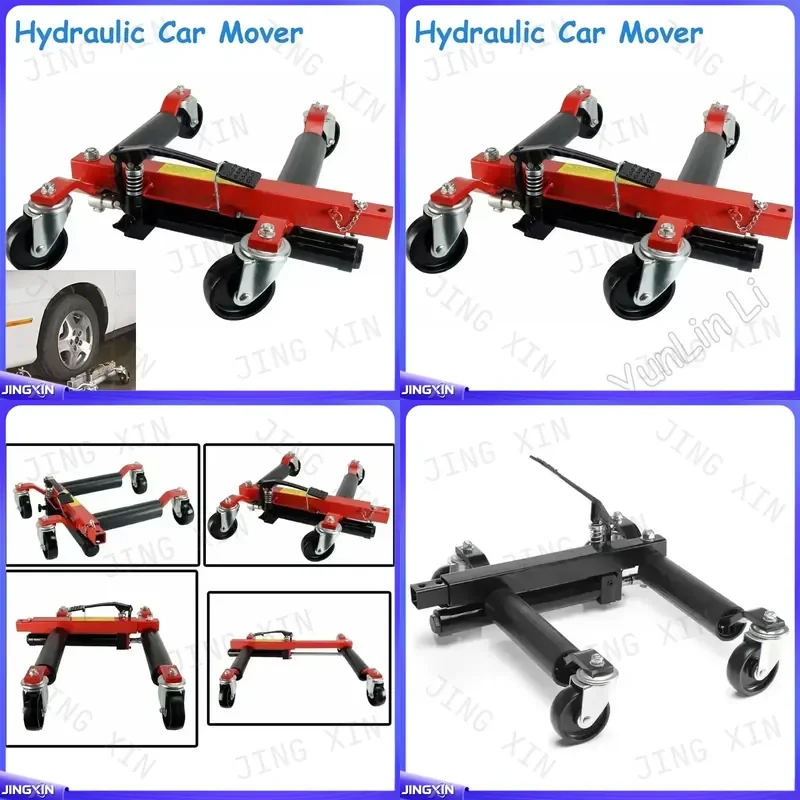 custom for Hydraulic Car Mover 680kg Universal Wheel Vehicle Shifting Tool Mobile Trailer Jack Dolly Parking Aid Garage