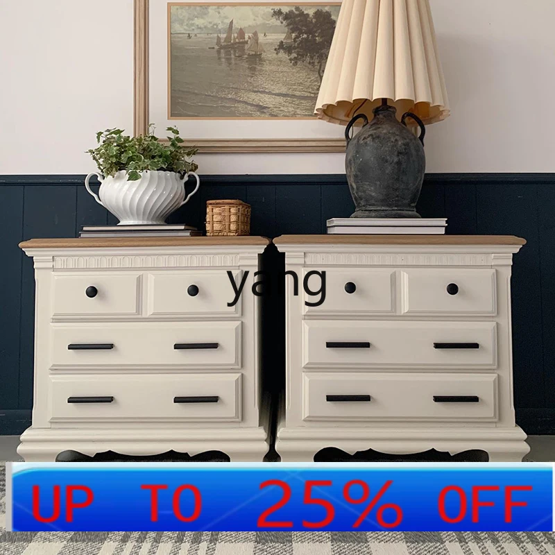 

LH solid wood small apartment household living room storage side cabinet storage cabinet