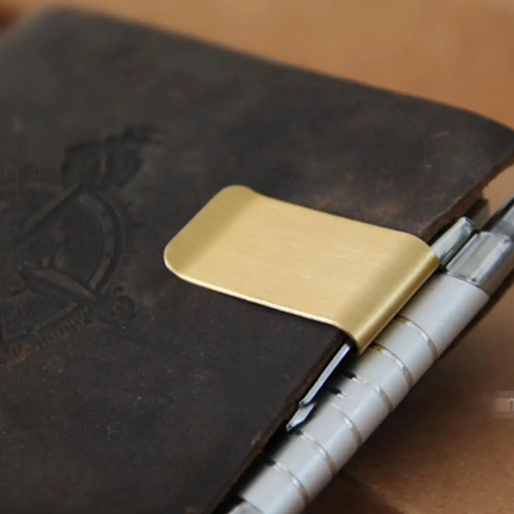 Portalápices Clip diario cuaderno carpeta de papel escritura suministros de oficina para reuniones de oficina escolar al aire libre