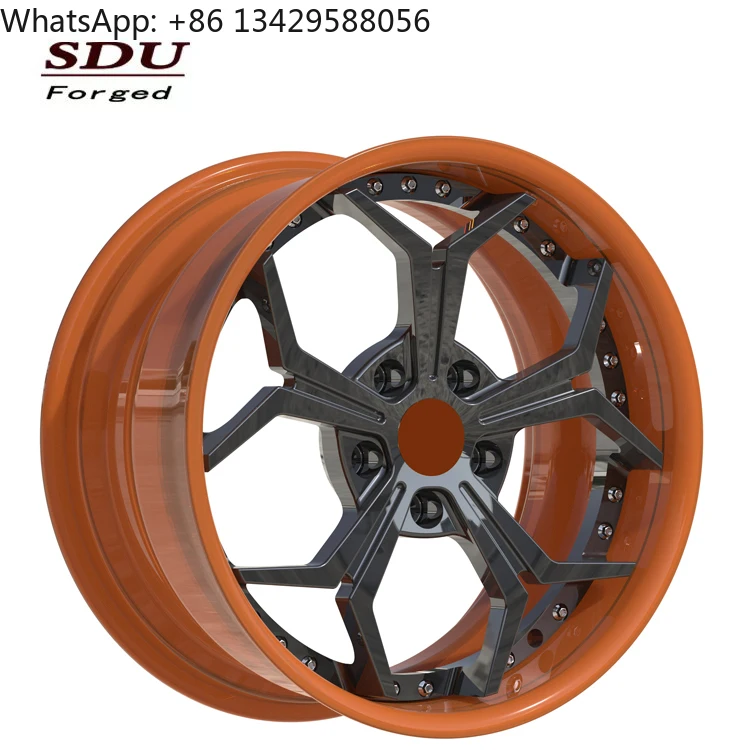 

Made in China 18 to 24 Inch Forged Wheels 19 Inch 5x120 19 2 Pieces Rim Off-road Sports Cars Series