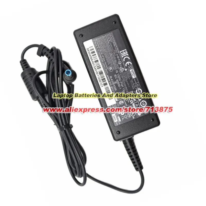 A18-045N2A AC Adapter A045R082P 19V 2.37A 45W with 4.5x3.0mm Tip Power Adapter Charger