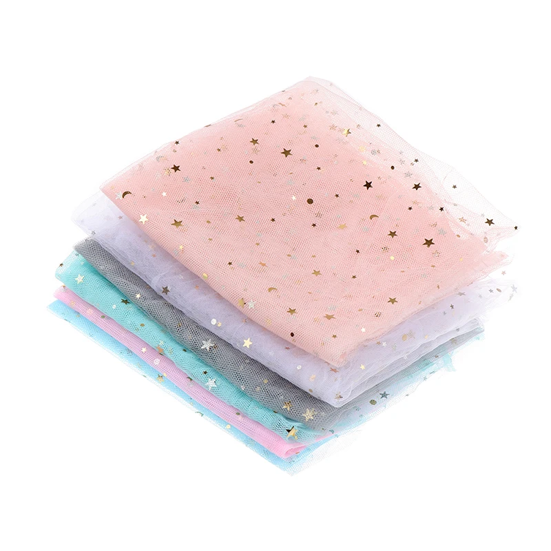 1Pc 네일 아트 거즈 촬영 사진 소품 네일 메쉬 매니큐어 사진 배경 레이스 메쉬 천 6 색