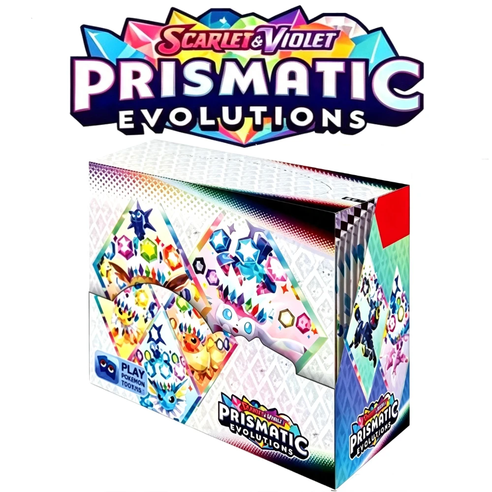 Pok é mon Scarlet & Violet Prismatic Evolutions Booster Box TCG Trading Game Cards Flash Battle Collectible Card Pack Hobby Gift