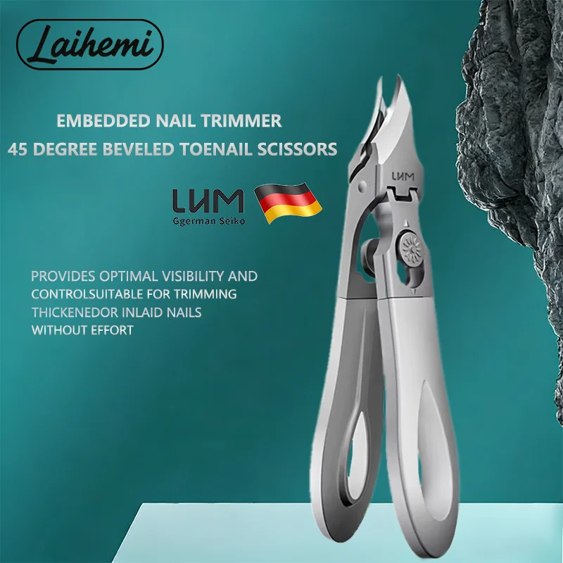 

Stainless steel eagle beak nail clippers, ergonomic design, suitable for handling embedded and thick toenails