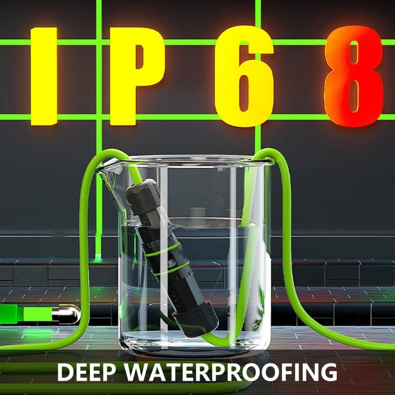 Conectores cable red Gigabit Speed ​​RJ45 resistentes a intemperie para entornos hostiles