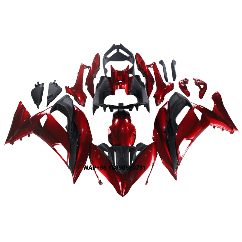 Candy Red Bodywork For  Ninja 650 EX650 ER-6F 2017-2019 2018 Fairing Kit