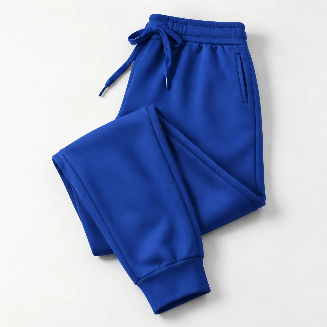 Pantaloni jogger uomo in pile con coulisse