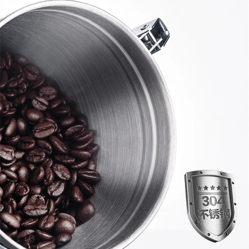 304 Stainless Steel Airtight Tank Coffee Bean Storage Tea Cans Kitchen Moisture-proof Storage Grain Storage Box Kitchen Items