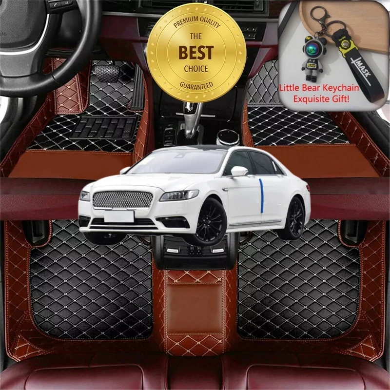 

Индивидуальные автомобильные коврики для Lincoln Continental, аксессуары для авто, роскошные автомобильные коврики на заказ, для лево- и праворульных автомобилей