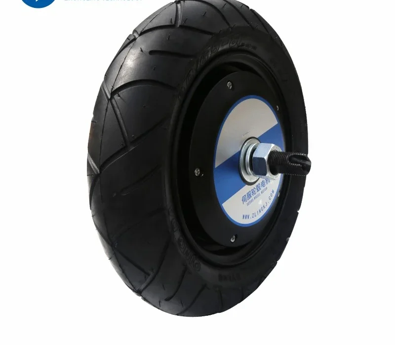 Novo servo driver de motor de cubo de roda de 14 polegadas 48V codificador de alta precisão DC AGV de eixo único